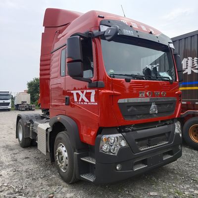 ZZ4257N3247E1H Ντίζελ ελκυστήρας φορτηγό με καθίσμα αέρος ανάρτησης και δεξαμενή καυσίμου 1000L