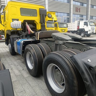 Υδραυλικό τιμόνι με υποστήριξη ισχύος HOWO ρυμουλκούμενο τρακτέρ 6X4 μεταχειρισμένο φορτηγό