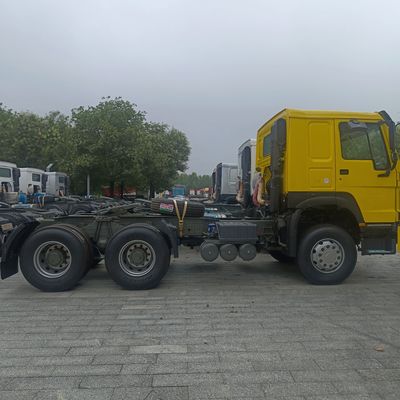 Υδραυλικό τιμόνι με υποστήριξη ισχύος HOWO ρυμουλκούμενο τρακτέρ 6X4 μεταχειρισμένο φορτηγό