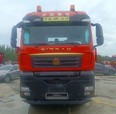 Σάντεκα ρυμουλκούμενο τρακτέρ δεύτερο χέρι 6X4 τρακτέρ μπροστινό φορτηγό με υδραυλικό τιμόνι