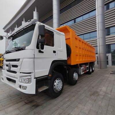 6X4 Sinotruk HOWO N7 Dump Truck με κινητήρα ντίζελ χωρητικότητας&gt; 8L και υδραυλικό κουτί φορτίου