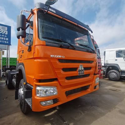 Ανοικτό βαρύ φορτηγό 351-450hp ντίζελ τρακτέρ φορτηγό με αέρα ανάρτηση Κάθισμα οδηγού