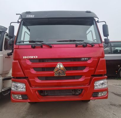 6x4 Βιομηχανικό Sinotruck Χρησιμοποιούμενο φορτηγό σκουπιδιών με ελαστικά και υδραυλικό βοηθητικό τιμόνι