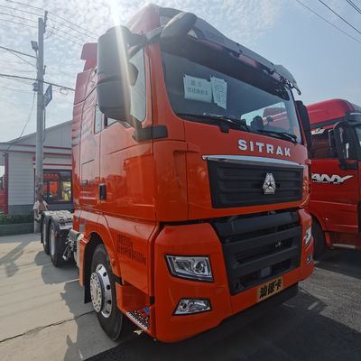 480HP Sinotruck Χρησιμοποιούμενο φορτηγό με 600L δεξαμενή καυσίμου για ρυμούλκηση ημιρυμουλκούμενο με κινητήρα ντίζελ