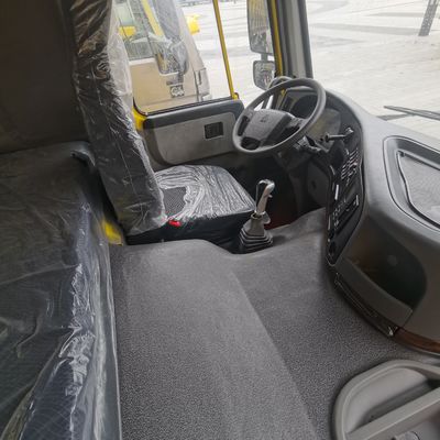 11m*2.55m*3.45m Στυλ ανύψωσης εμπρός Χρησιμοποιημένο φορτηγό σκουπιδιών με ελαστικά και υδραυλικό σύστημα