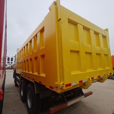 Τεχνη και βοηθητικό τιμόνι Hovo 6X4 LHD Χρησιμοποιούμενο φορτηγό για την επιχείρησή σας μεταφορών