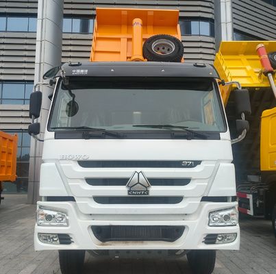 HOWO 371HP βαρύ φορτηγό σκουπιδιών με 850.00cm * 260.00cm * 360.00cm Μέγεθος συσκευασίας