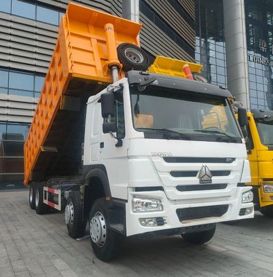 Βοήθεια ισχύος HOWO 371HP βαρύ φορτηγό σκουπιδιών για προσαρμοσμένη βαριά εργασία