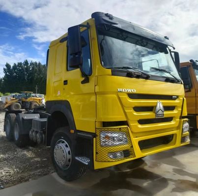 2024 βαρύ φορτηγό HOWO 371HP ελκυστήρας χρησιμοποιημένο φορτηγό μεταφοράς για εύκολη συντήρηση