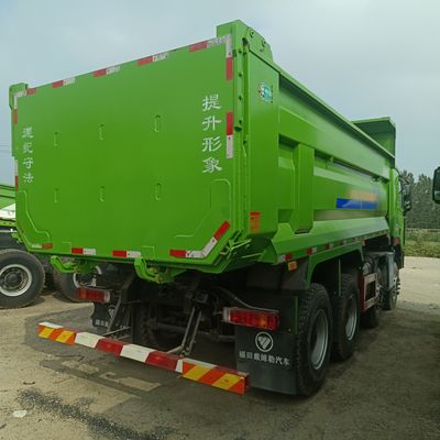 Αουμάν 30 τόνους 40 τόνους Άμμος Άνθρακας Συσσωρευτές Άσφαλτος Σιδηρουργικό Φορτηγό Απορριμμάτων Επιστροφή επιστροφών