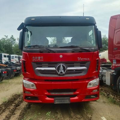 420HP Τρακτέρ Beiben 6X4 βαρύ φορτηγό με σασί Sinotruk και σχεδιασμό ελαστικών χωρίς σωλήνες