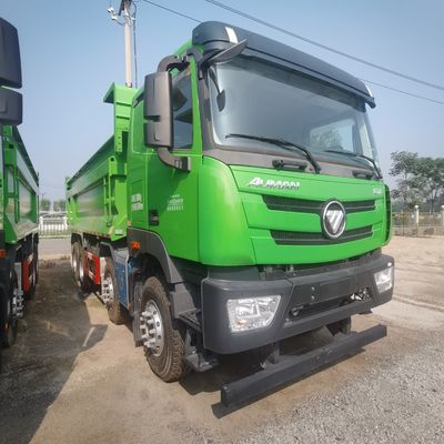 Φωτόν 8X4 Χρησιμοποιούμενο φορτηγό βυθό με καθίσμα εναέριας ανάρτησης Auman φορτηγό βυθό βαριά εργασία