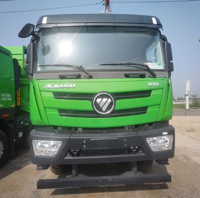 Τύπος χειροκίνητης μετάδοσης μεταφοράς Χρησιμοποιούμενο φορτηγό απορριμμάτων με εναέρια ανάρτηση και χωρητικότητα δεξαμενής καυσίμου 400L