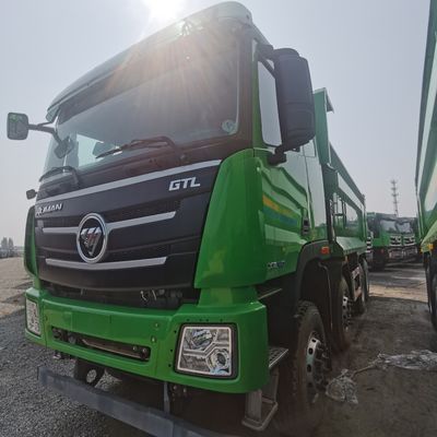 άνετη εναέρια ανάρτηση 31-40t χειροκίνητη μετάδοση φορτηγό Foton Dump για βαρύ φορτίο