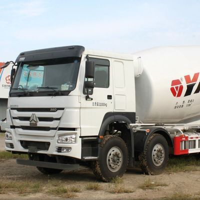 ZZ1257N3647N1 8x4 Χρησιμοποιημένο φορτηγό Sinotruk HOWO 380 HP Μικρατήρας σκυροδέματος με υψηλή αντοχή