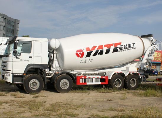 ZZ1257N3647N1 8x4 Χρησιμοποιημένο φορτηγό Sinotruk HOWO 380 HP Μικρατήρας σκυροδέματος με υψηλή αντοχή