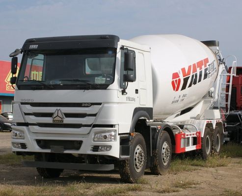 ZZ1257N3647N1 8x4 Χρησιμοποιημένο φορτηγό Sinotruk HOWO 380 HP Μικρατήρας σκυροδέματος με υψηλή αντοχή