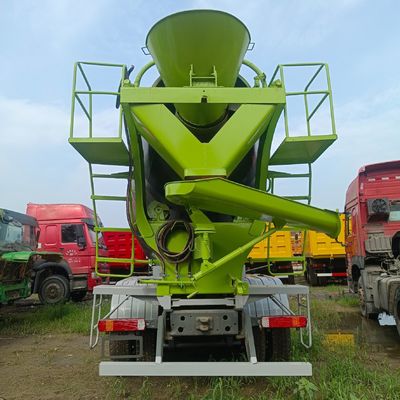 Προσαρμοσμένο HOWO 12m3 380HP Utility Beton Mixer Truck με υδραυλικό σύστημα διεύθυνσης