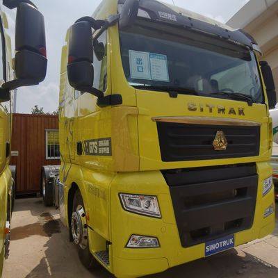 400L δεξαμενή καυσίμου και καθίσμα ανάρτησης αέρα Sinotruck Τρακτέρ φορτηγό με χρησιμοποιημένο κάθισμα οδηγού