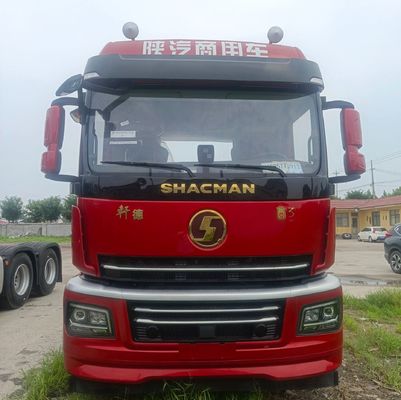 400L χωρητικότητα δεξαμενής καυσίμου Shacman Diesel 6X4 Τρακτέρ φορτηγό με σχεδιασμό ελαστικών χωρίς σωλήνες