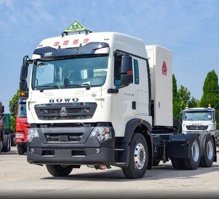 Μεταφορικό φορτηγό Sinotruck Sitrak Χρησιμοποιούμενο 6X4 CNG 460HP Τρακτέρ-φορτηγό με υψηλή αντοχή