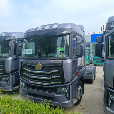 6 μήνες HOWO 6X4 LNG ελκυστήρας με υδραυλικό τιμόνι και αυτόματη μετάδοση