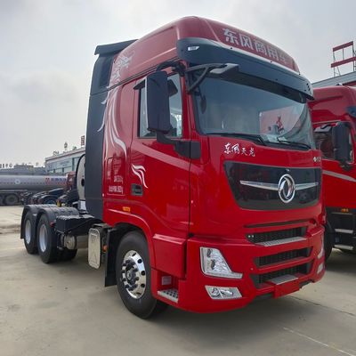 Φορτηγό βαρέων μεταφορών βαρέων φορτίων Dongfeng Tianlong 580HP 6X4 LNG