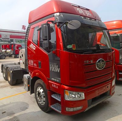 510HP FAW Jiefang J6p Αέριο 6X4 και 6X2 Τροχαία Μεταφορών Συμμετέχοντα 7.40m*2.55m*3.76m