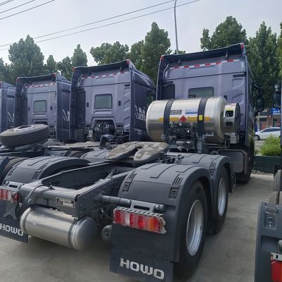 Τρακτέρ Haowo LNG 580HP έως 700HP Τρακτέρ με προσαρμοσμένο τροχό κίνησης 6 × 4