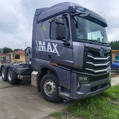 Euro6 HOWO Max Gas LNG540HP Μεταφορικό όχημα έλξης με αυτόματο κιβώτιο για το 2024