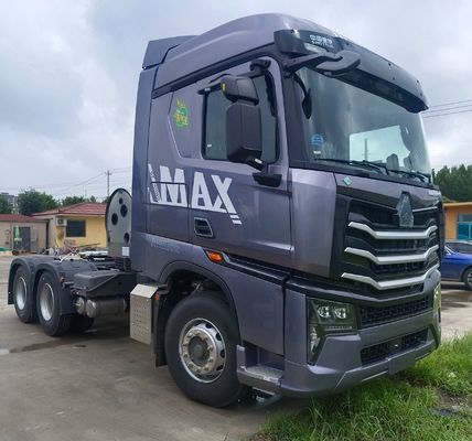 6x4 χωρητικότητα φορτίου 31-40t HOWO Αεριο LNG540HP Αυτοματοποιημένη μετάδοση έλξης φορτηγό μεταφοράς