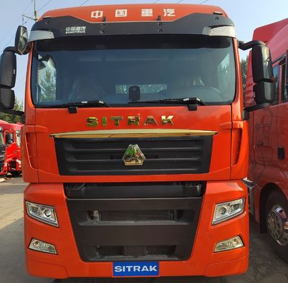 Τρακτικό φορτηγό Χρησιμοποιούμενο Sinotruck Sitrak HOWO 6X4 CNG Βαρύ φορτηγό με ανθεκτική απόδοση
